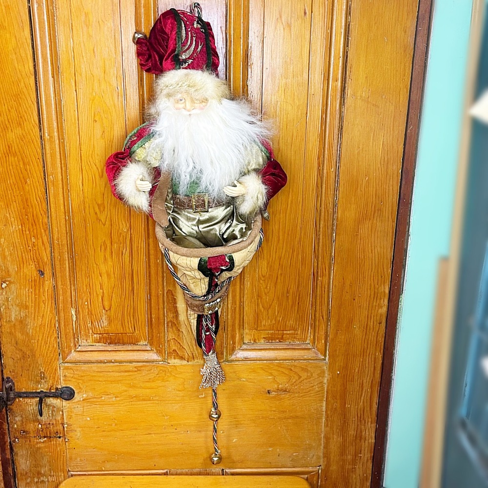 Home Interiors Victorian Santa Pouch Wall Hanging Decor 2005 - Picture 6 of 8